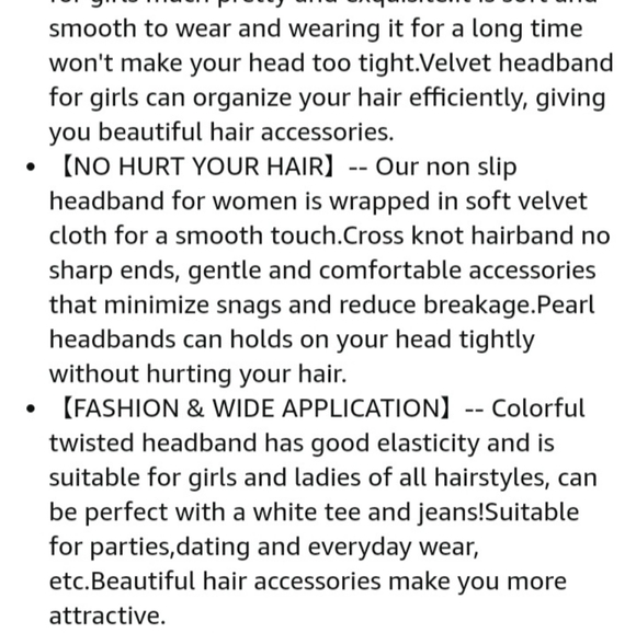 Pearl Embellished HeadBand Grey - Picture 9 of 11